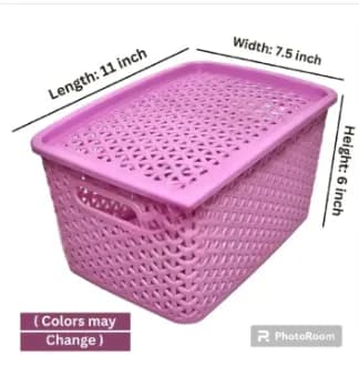 Fruit Plastic Basket 1 pcs Multicolor