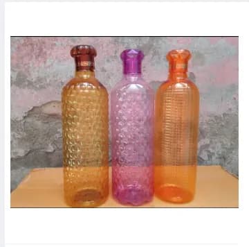 Diamond Water bottle 1000ml 1pcs Multicolour