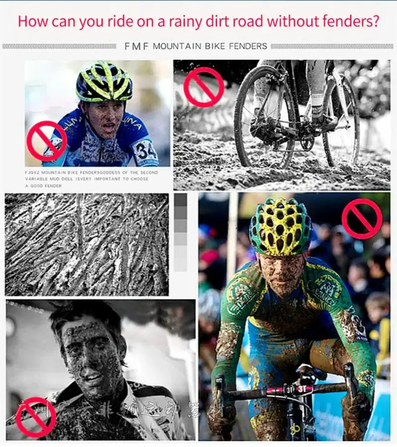 Bicycle Full mudguard 26 27 5 29 20 700C Reaching Front Rear Fender Durable MTB Road Folding Bike Mudguards 3