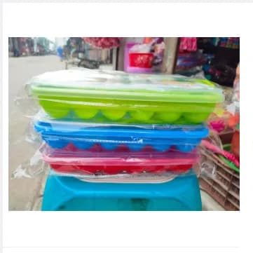 Image of 24/ Eggs Dispenser Holder Eggs Storage Container Box Large 1 Dozen Capacity Plas..