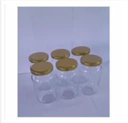 Glass jar, kitchen jar 500 gm 6 pcs Thumbnail 1