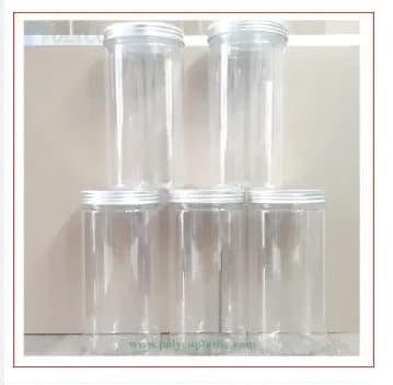 Premium Plastic Jar For Masala Storage 1000Ml |6Pcs| Keep Your Spices Fresh And Organized With These Premium Plastic Jars - Perfect For Masala Storage