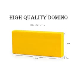 100Pc Plastic Domino Brick Set - Kids Colorful Plastic Dominoes Blocks Game Toys Set Thumbnail 4
