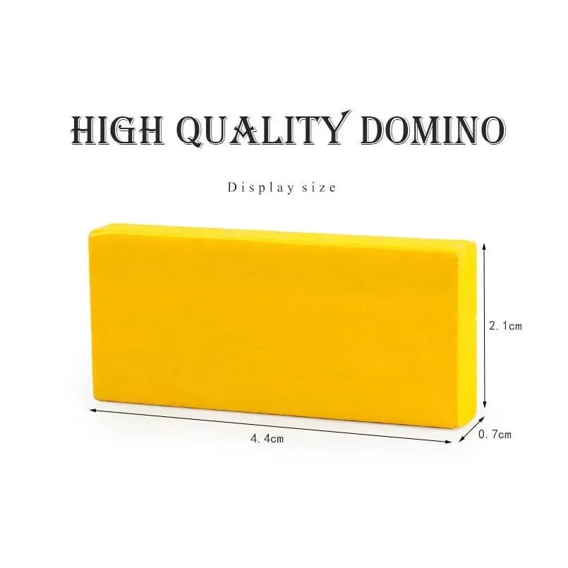 Image of 100Pc Plastic Domino Brick Set - Kids Colorful Plastic Dominoes Blocks Game Toys Set
