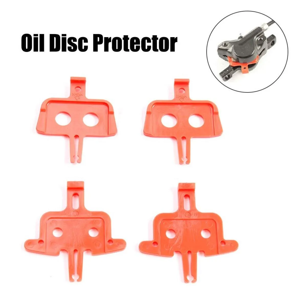 Bicycle Brake Oil Disc Protector Hydraulic Disc Brake Pads Bicycle Brake Spacer MTB Disc Brakes Bicycle Parts Bicycle Brake Spacer Mountain Bike Oil Disc Protector Bicycle Accessories 1