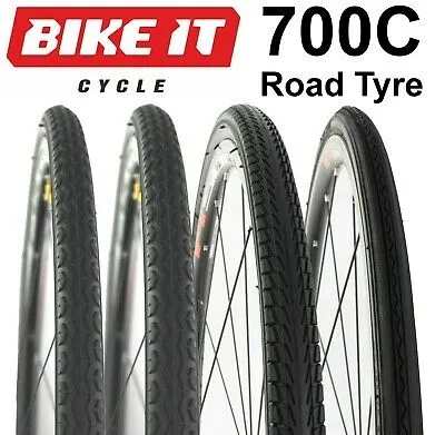 700C ROAD BIKE TYRE 700 x 23 32 28 35 ROAD RACING TYRES Any 700c Racing Tire VARIOUS TREAD PATTERNS Bicycle Tire Bicycle Accessories Bike thumbnail 1