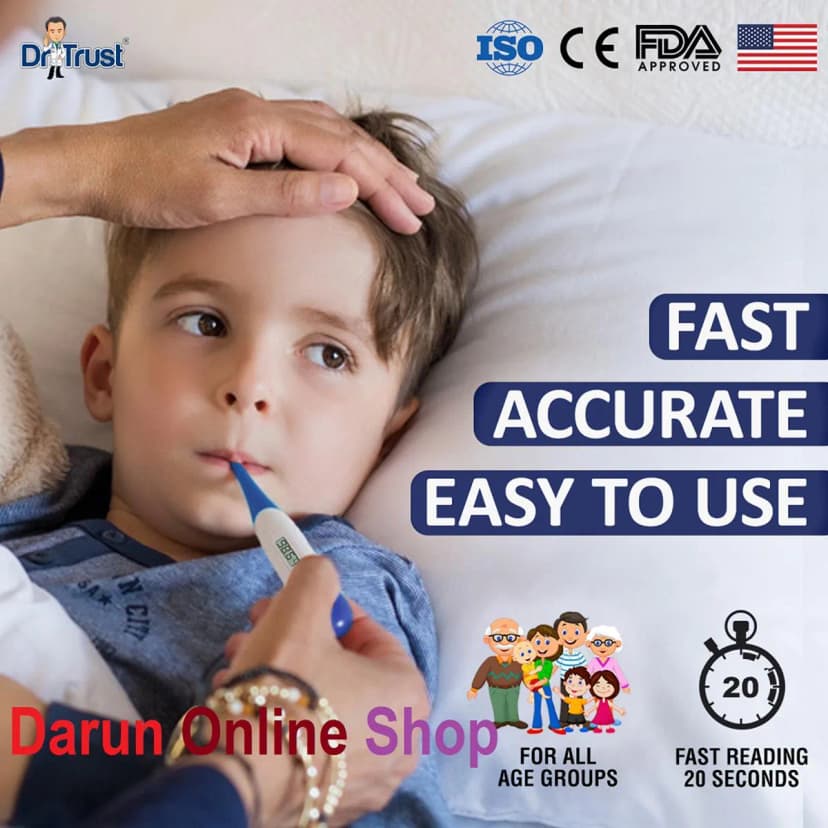 Image of Digital Flexible Thermometer Tester for Baby Children Adult Easy Accurate Quickly Rustle with Sound Beep