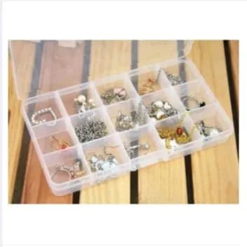 Plastic Organizer Dividers jewelery Box 1pcs