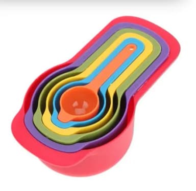 Plastic Measuring Cup Measuring Spoon Set MultiColor