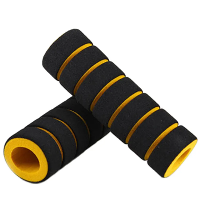 Bicycle Handlebar Bicycle Grip Sponge Cover Non Slip Handle Bar Foam Sponge Grips 2 Pcs Mixed Color thumbnail 1