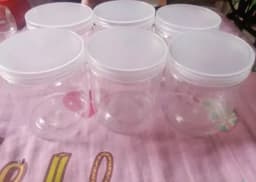 Premium Plastic Jar For Masala Storage 500 Ml Capacity Set Of 6 Pieces Keep Your Spices Fresh And Easily Accessible With This Convenient Set Thumbnail 2
