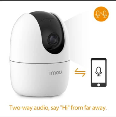 Imou RANGER 2 3MP 2K Indoor Smart Security WI FI IP camera Pan Tilt for 360 Coverage Human Detection Smart Tracking Night Vision Privacy Mode