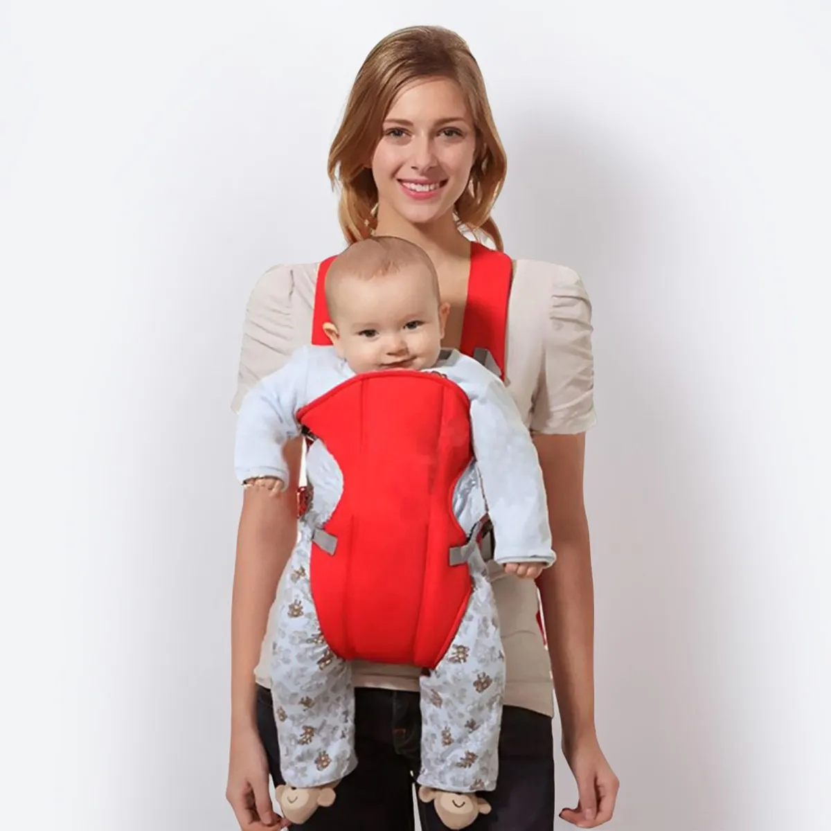 Carrier Comfort Wrap Bag Red for 0 30 months Babies thumbnail 1