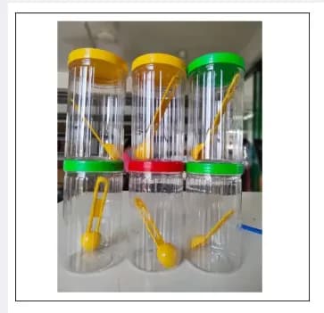 Masala Storage Jar 6Pis Combo Platic 700ml