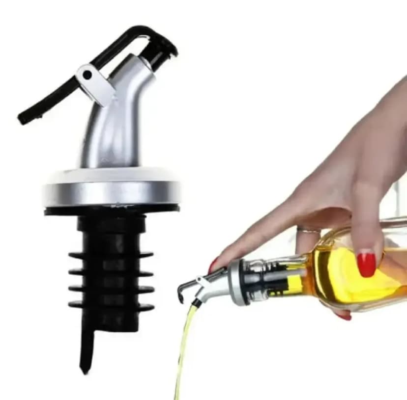 Image of 1 piece Oil Pour Spouts Olive Oil Vinegar Wine Dispenser Cover Oil Bottle StopperFor Kitchen