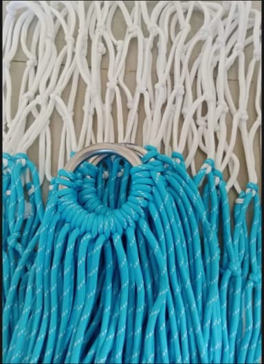 Premium Dolna With SS Rings on both side For All 1Pcs Hand Made Dulna Adult Rope bed Hanging Dulna Use For All People Large Swing Rope bed Rattan Dulna