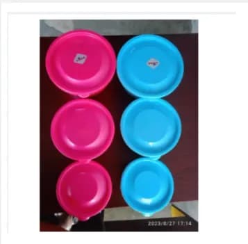 High Quality Plastic 3 bati Set 1000ml 800ml 500l