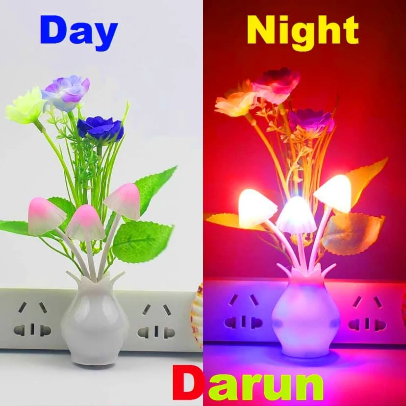 Image of LED Automatic Sensor Mushroom Lamp Avatar led Auto Colour Changing mushroom light New Style LED Dream Mushroom Light Table Lamp