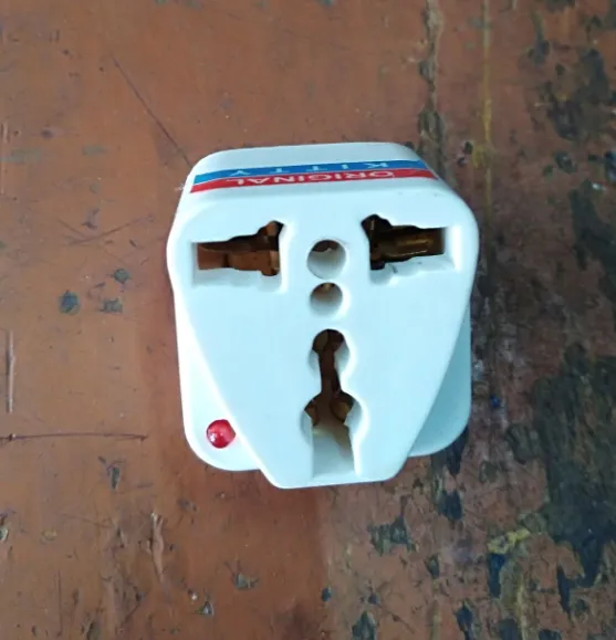 3 Pin Travelars Multi Socket with light 1