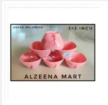 Image of Akash Malamine Bati Set 6Pcs