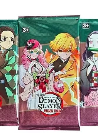 Demon Slayer Mugen Train Anime TCG Card Game English Version SSP Card Ultra Rare Card Tanjirou Kamado Nezuko Character Rare Collectibles Kids Gift Toy Holo Lamination