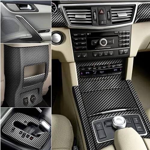 Sticker Black Carbon Fiber 18 3 Vinyl Wrap Texture 3D self adhesive DIY Decor Bike Motorcycle Car stickers thumbnail 2