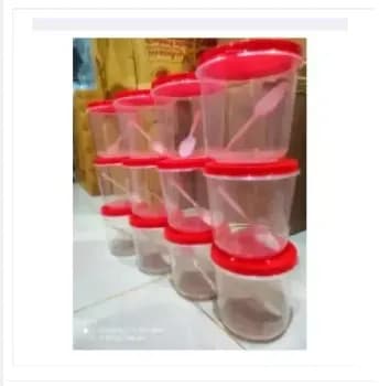 Image of High-quality 12pis plastic jar-250ml
