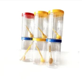 Image of Masala Storage Jar 6Pis Combo Platic 700ml