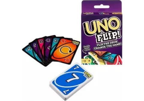 Image of Mattel UNO FLIP! Games Family Funny Entertainment Board Game Fun 2025 Playing Cards Kids Toys uno Card Game Kids Toys