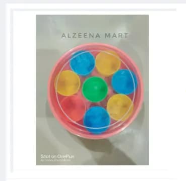 Image of Plastic Masala Box Multicolor 8pcs box