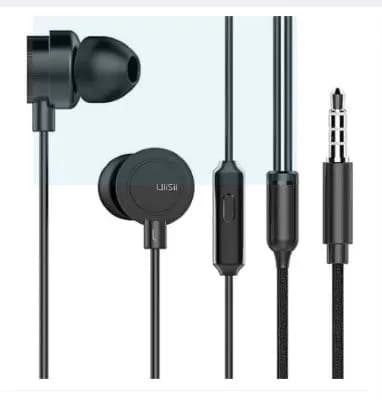 Uiisii Hm13 Half In Ear Headset Metal Bass Music Earphone Wired Headphones With Mic And Pouch Bag Headphone Headphone Ear Phone Earphone Headphone