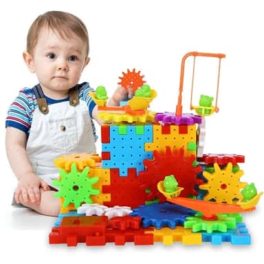 Miracle Bricks Educational DIY Kids Learning Toys 104 Pieces Brain Development Creative Intelligent Building Lego Blocks Best Gift For Children