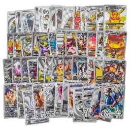 55 Pcs Pokemon Silver Cards Silver Foil Set English Version Thumbnail 2