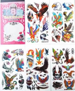 Premium Quality Tattoo Sticker For Men Women Children - Waterproof 3D Temporary Tattoo Sticker Book Flower Animal Dragon Unique Designs - Cute DIY Gift Thumbnail 5