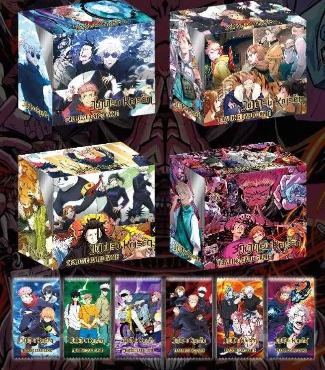 Image of Jujutsu Kaisen Anime TCG Card Game English Version Rare Collectibles Kids Gift Toy Holo Lamination - JJK Cards