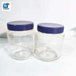 400ml 3 Pcs Premium Glass Jar Set for Kitchen Food Storage Airtight Containers Thumbnail 4