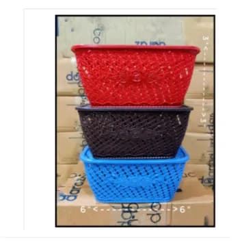 3pis Plastic Mini Busket