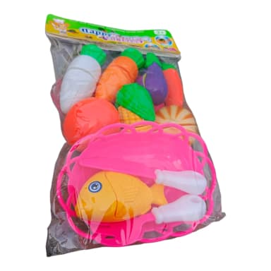 Vegetables Cutter Play Food Grade High Quality Plastic Toys FRUIT VEGETABLE Cutter Set Kits Early Educational Toys playsets