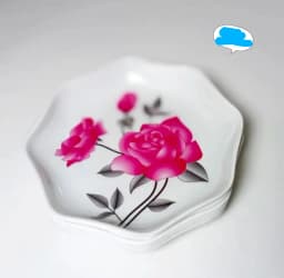 Stylish Melamine Plate 6 5 Size for Home Office 6Piece Thumbnail 3