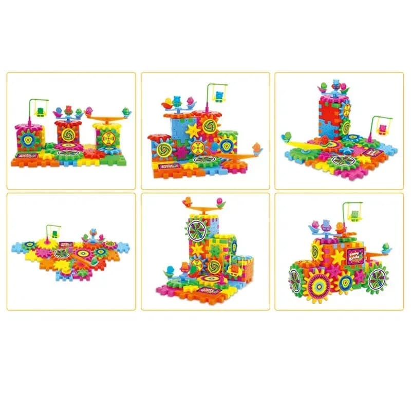 Image of Miracle Bricks Educational DIY Kids Learning Toys 104 Pieces Brain Development Creative Intelligent Building Lego Blocks Best Gift For Children