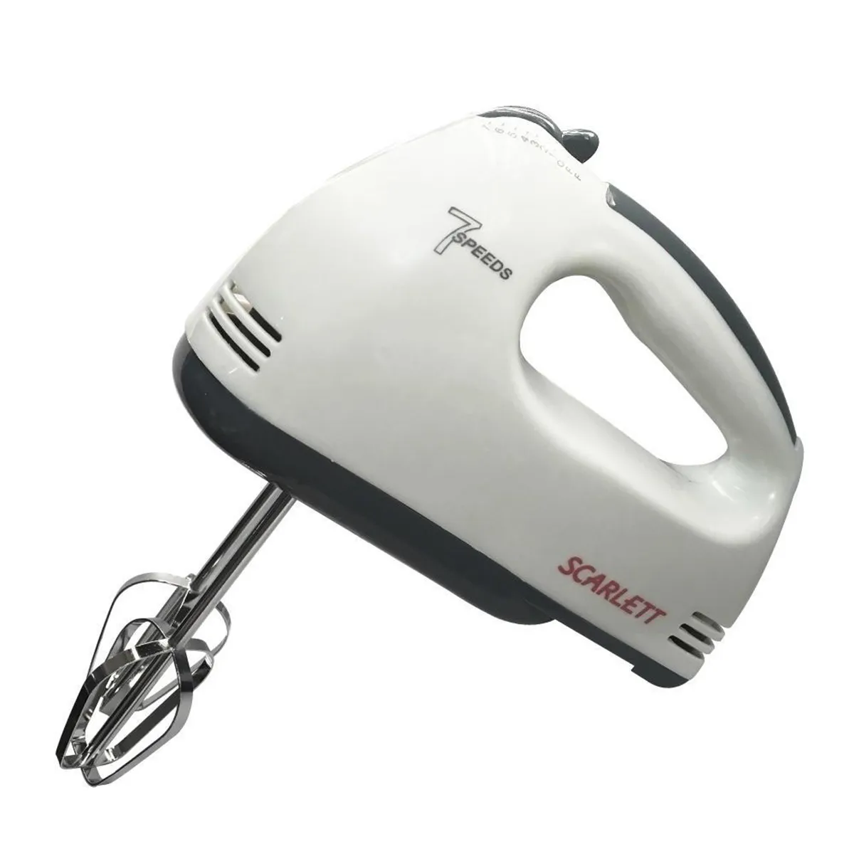 Scarlett 150 Watt Electric Egg Beater Cream Mixer 5 Speed Control Sweep Kitchen Utensils with 4 Stirrers thumbnail 2