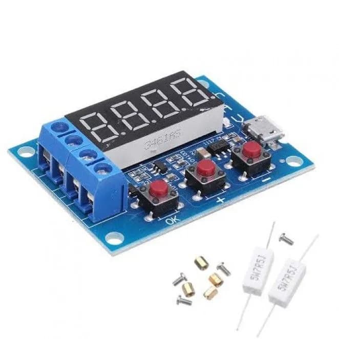 Image of ZB2L3 HW Battery Capacity Tester LED Digital Display 1 2V 12V 18650 Lithium Battery Power Supply Test Resistance Lead acid Capacity Discharge Meter