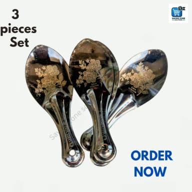 Premium 3 Piece Stainless Steel Spoon Set Built to Last