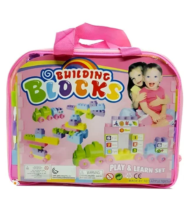Image of Play and Learn Building Blocks For Kids 53 Pcs