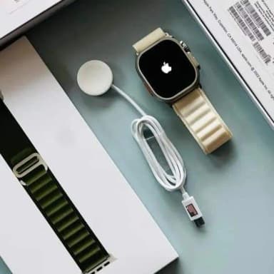 Apple watch Ultra 2 apple logo amoled display 49mm watch size