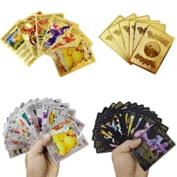 Pokemon Card Toy Gold Black Silver Rainbow Cards English Action Figure Charizard Anime Party Birthday Gifts Thumbnail 2