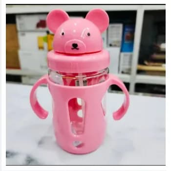 Baby Water Bottle - Food Grade Plastic, Mum Pot, Kids Water Bottle Double Handle