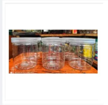 Image of Premium Plastic Jar For Masala Storage- 500 Ml Capacity - Set Of 6 Pieces - Keep Your Spices Fresh And Easily Accessible With This Convenient Set