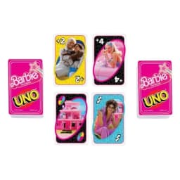 Mattel UNO Barbie The Movie Game Cards Family Fun Games Movie Night, Party and Travel Games Thumbnail 3