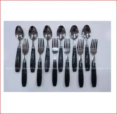 Spoon Set Cutlery Set Stainless Steel Spoon Set 12 Pieces 6 7 5 Inch good quality